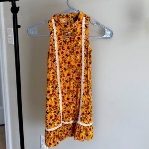 Floral sleeveless dress